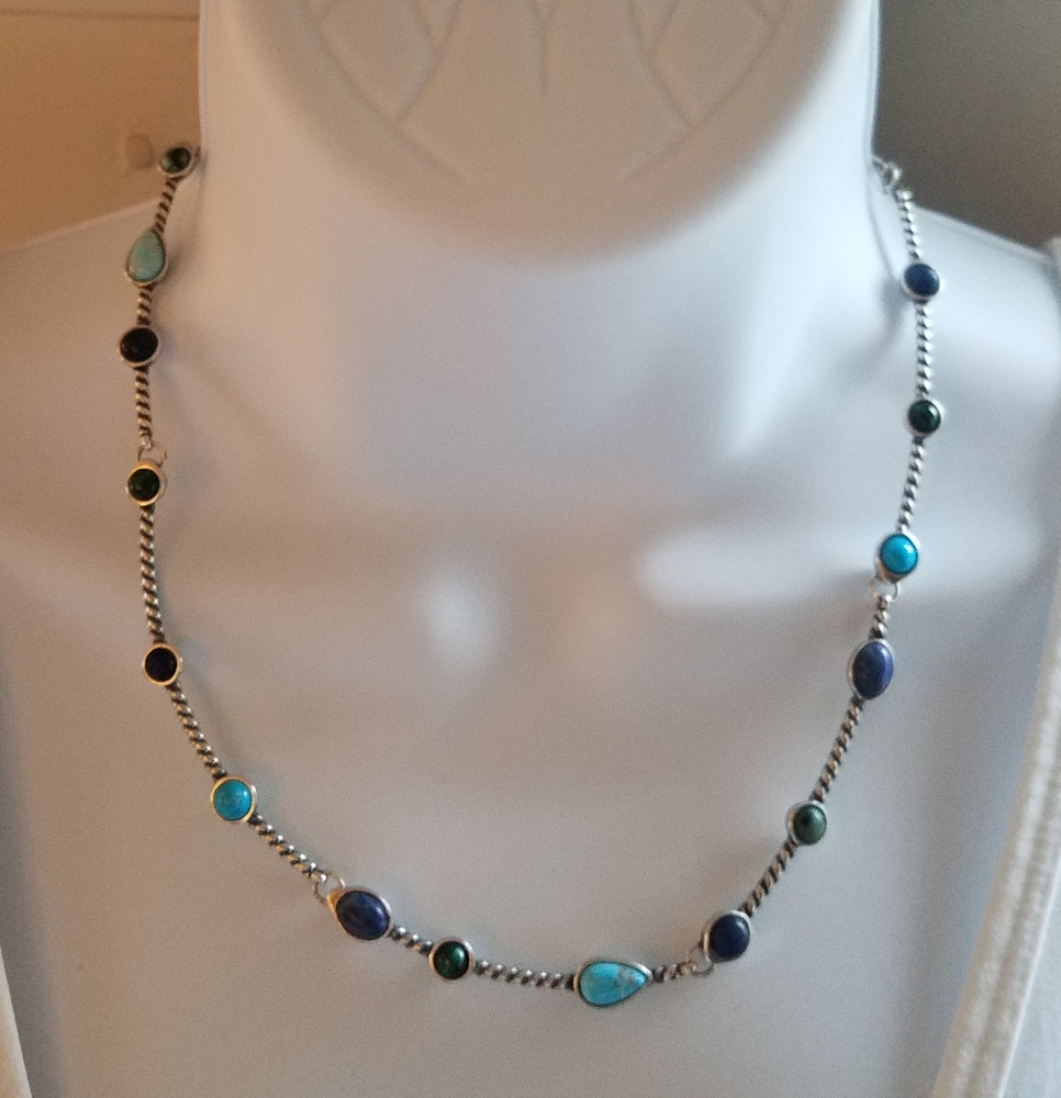 BRIGHTON JEM STONE COSTUME NECKLACE